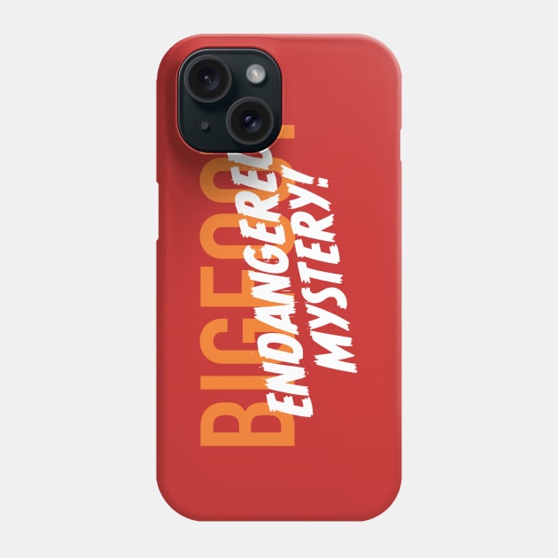 Bigfoot — Endangered Mystery Phone Case by Eugene and Jonnie Tee's