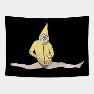 Banana Split - Cheerleader - Doing the Splits Tapestry