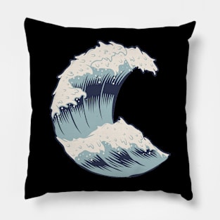 Great waves Pillow