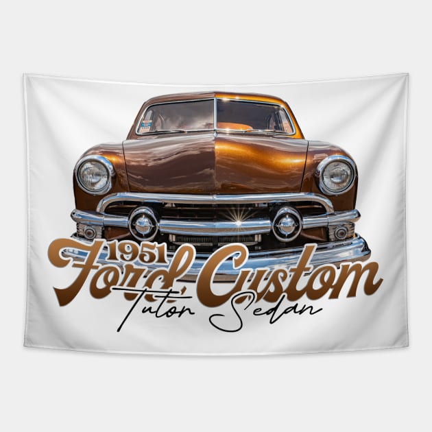 1951 Ford Custom Tudor Sedan Tapestry by Gestalt Imagery