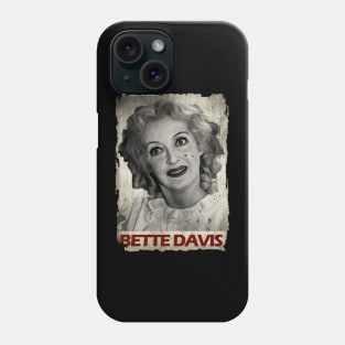 Bette Davis Scary Eyes Phone Case