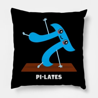 Pi-lates Funny Pi Day Pilates Workout Exercise Gift For Pi Day Pillow