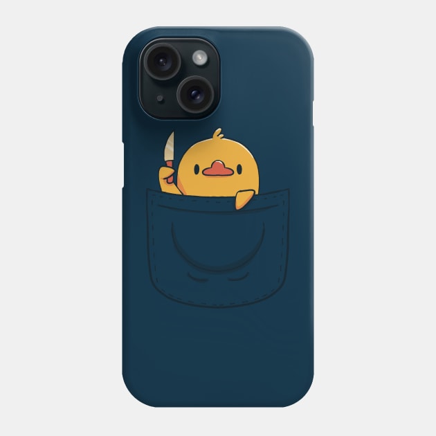 Funny Duck Pocket by Tobe Fonseca Phone Case by Tobe_Fonseca