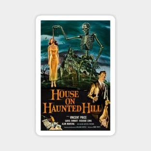 House on Haunted Hill Movie Poster Magnet