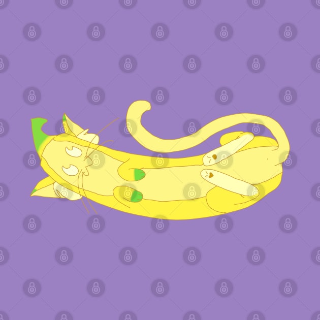 Banana Cat by MesozoicArt