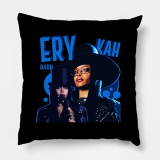 Erykah Badu | Blue Vintage Pillow