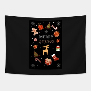 Festive Christmas Mood Tapestry