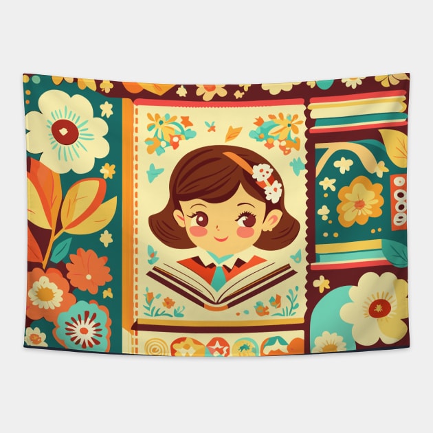 Back to School Tapestry by valentinahramov