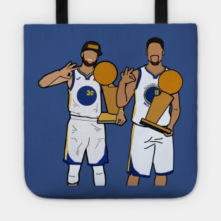Steph Curry and Klay Thompson 'Splash Brothers' get a 3peat - NBA Golden State Warriors Tote