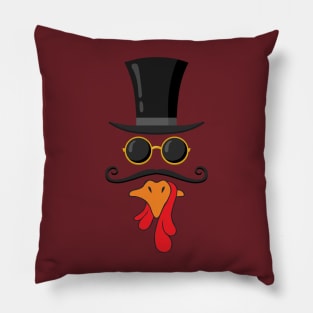 Hilarious Turkey Face clown , Perfect for Thanksgiving & Christmas Pillow