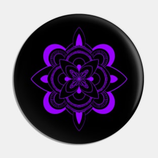 Purple Mandala Pin