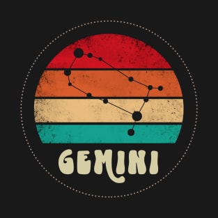 Gemini Retro Sunset T-Shirt