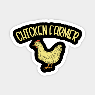 Chicken Farmer Magnet