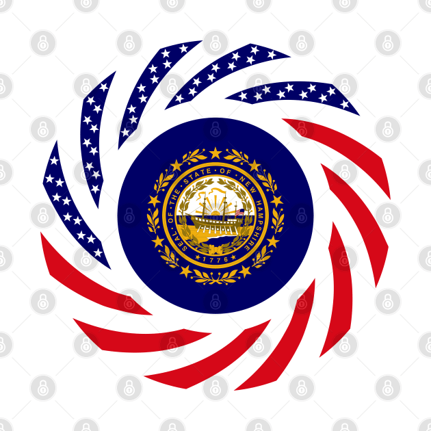 New Hampshire Murican Patriot Flag Series by Village Values