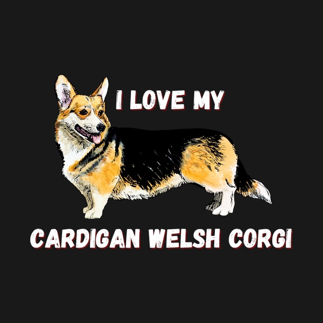 Cardigan Welsh Corgi Design by greygoodz