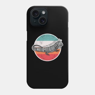 Vintage Retro Iguana Phone Case