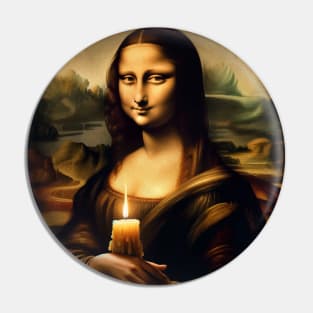 Mona Lisa Candlemas Glow Pin