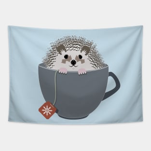 Winter Holiday Hedgehog Tapestry