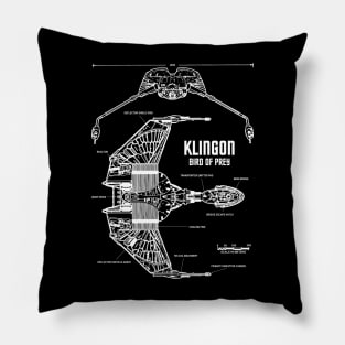 STAR TREK KLINGON - Bird of Prey 2.0 Pillow