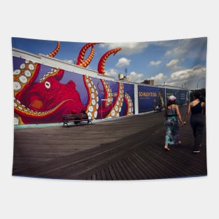 Coney Island Boardwalk Brooklyn NYC Tapestry
