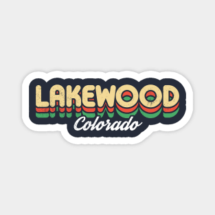Retro Lakewood Colorado Magnet