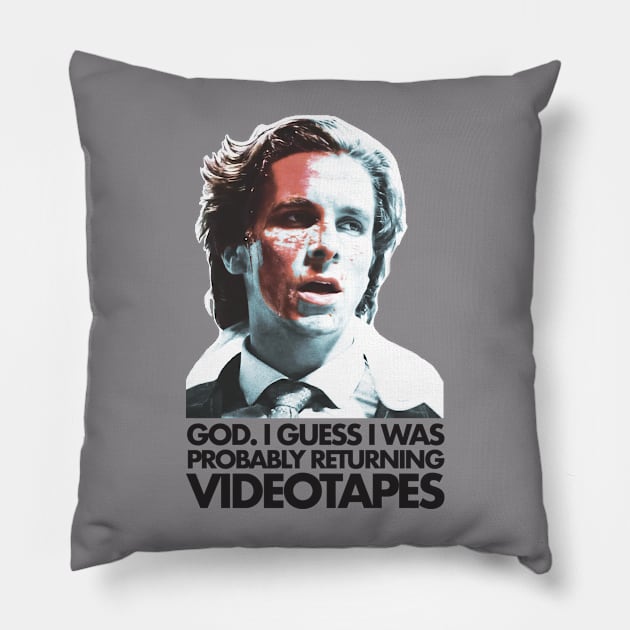 Patrick Bateman Pillow by SBSTN