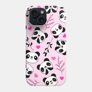 In Love with Pandas Phone Case