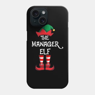 Manager Elf Matching Family Christmas Phone Case