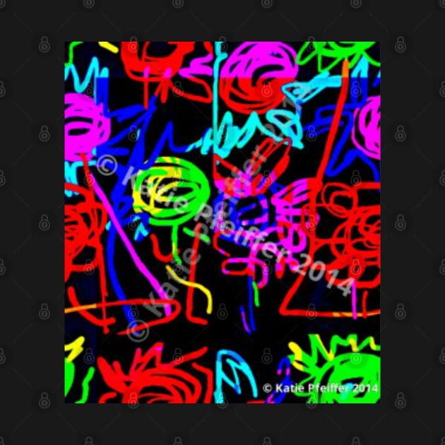 Abstract Pop Art Energy  of Love by Kater