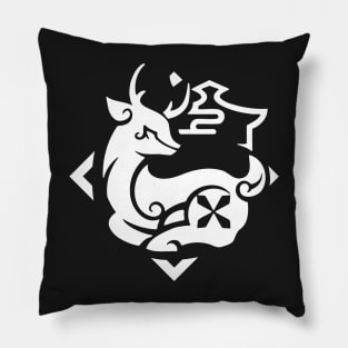 Genshin Impact Heizou Emblem - White Pillow