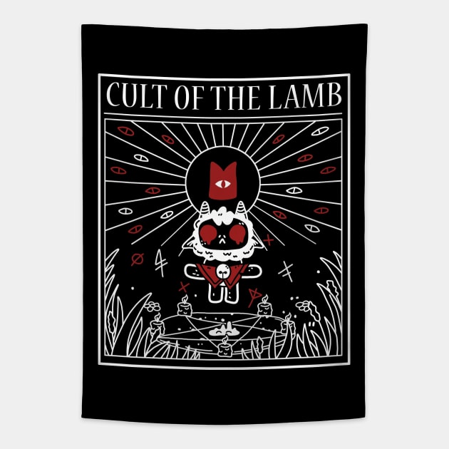 Cult Of The Lamb Tapestry by valentinahramov