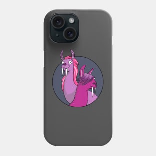 Saber-toothed llama Phone Case