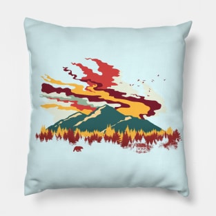 MOUNTAIN AUTUMN FLARE Pillow