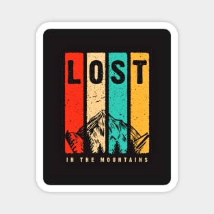 Lost in the mountains - Best Selling Magnet