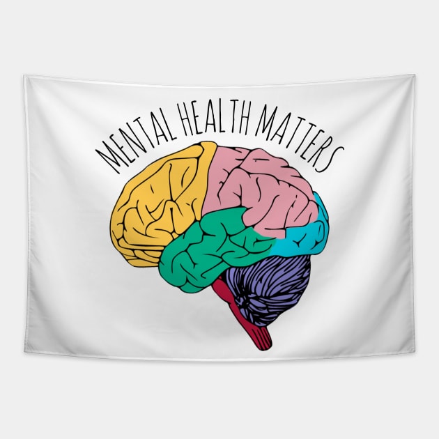 MENTAL HEALTH MATTERS Tapestry by MadEDesigns