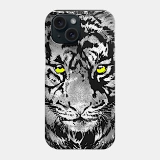 Beautiful Tiger Head - Gray Tiger Face Phone Case