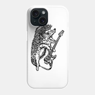 SEEMBO Hedgehog Playing Guitar Guitarist Musician Music Band Phone Case