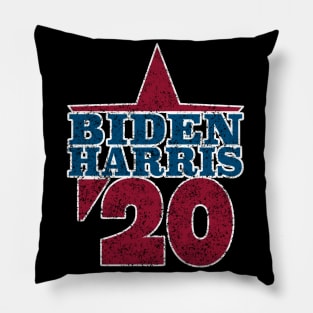 Joe Biden 2020 and Kamala Harris On One Ticket Distressed Pillow