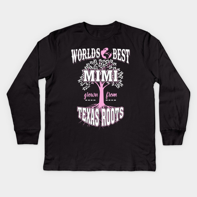 Best Mimi Tshirts Grandma Funny Shirt Birthday Gift Ideas Grandma Kids Long Sleeve T Shirt Teepublic