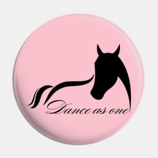 Dressage Dance as One Pin