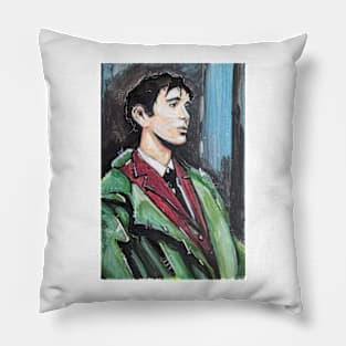 Retro Scooter, Classic Scooter, Scooterist, Scootering, Scooter Rider, Mod Art Pillow