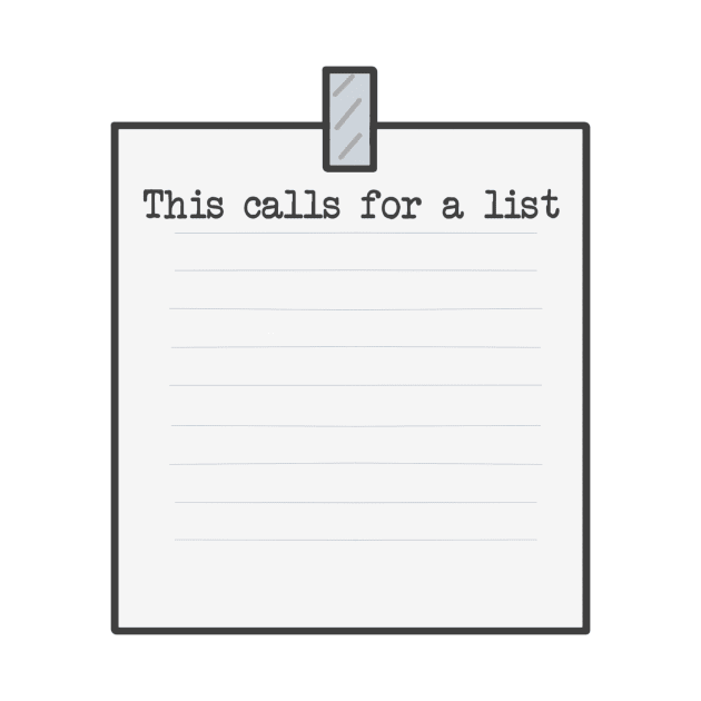 This calls for a list by KaisPrints