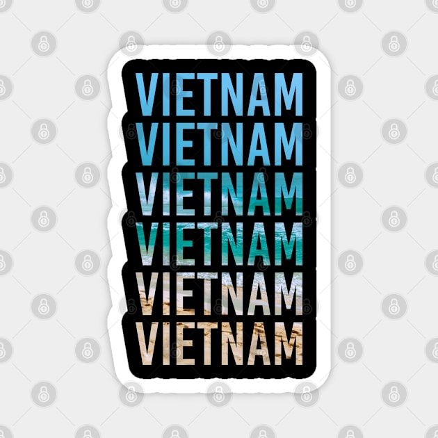 Vietnam honeymoon trip for newlyweds gift for him. Perfect present for mother dad father friend him or her Magnet by SerenityByAlex