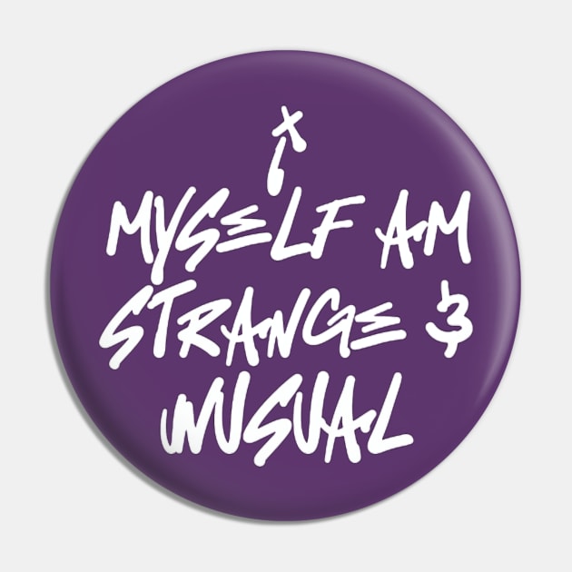 Beetlejuice Strange and Unusual Quote Pin by Take It Keysie 