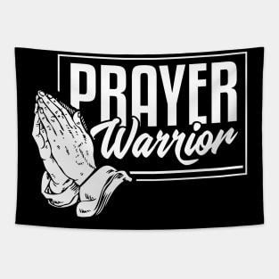 Prayer Warrior - Christian Pastor T-Shirt Tapestry