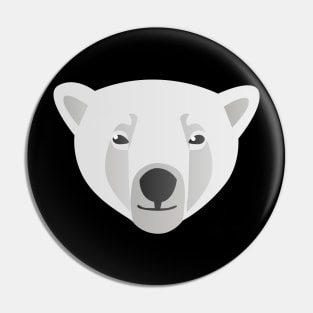 Polar Bear - Digital Vector Illustration Pin