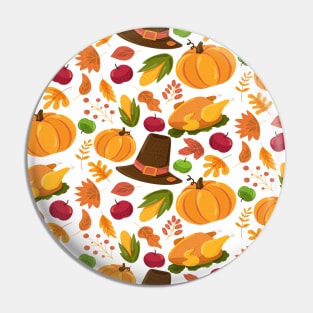 thanksgiving turkey pattern Pin