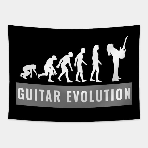 Guitar Evolution Tapestry by Kishu