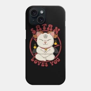 Satan Loves You Phone Case