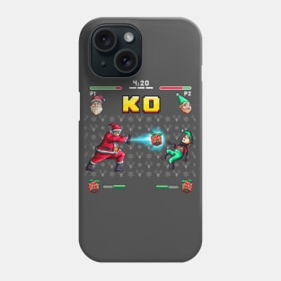 Santa Elf Arcade Game Funny Video Gamer Christmas Games Gift Phone Case